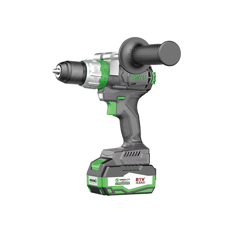 21V 160 mm 120N.M nyomaték 2 változó sebességű ütés kefe nélküli fúrók